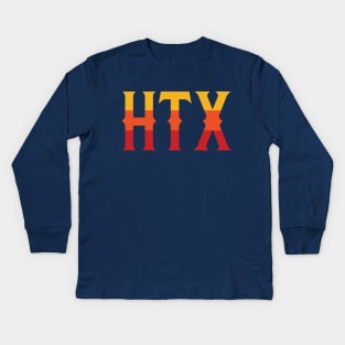 Houston Baseball Kids Long Sleeve T-Shirt